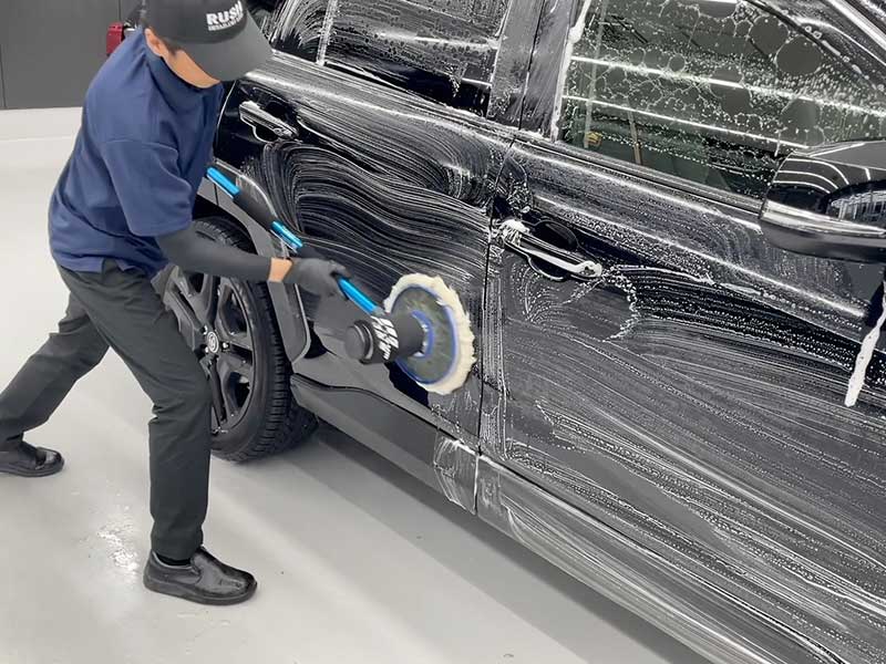 プレミアム泡ムートン手洗い洗車